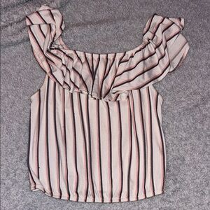 Dynamite Pink and Black Striped Camisole